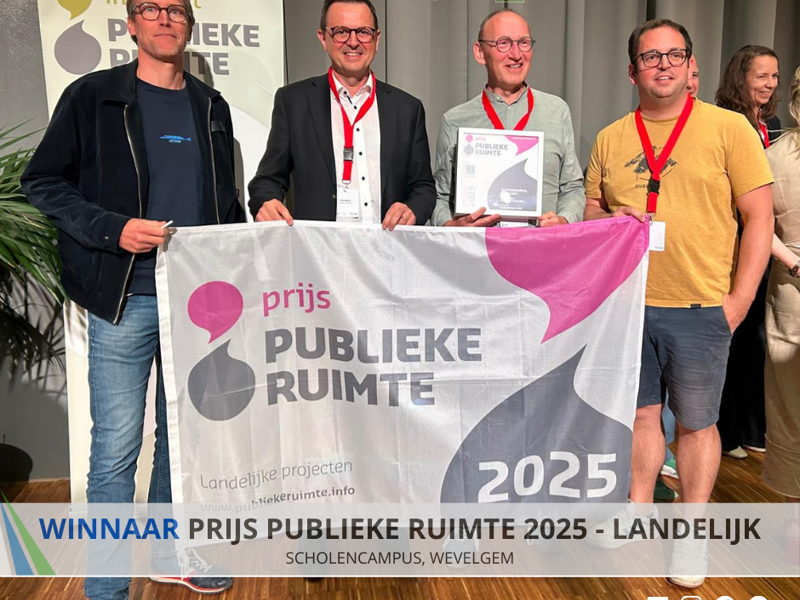INFRAbureau DEMEY wint prestieuze "Prijs publieke ruimte 2025"